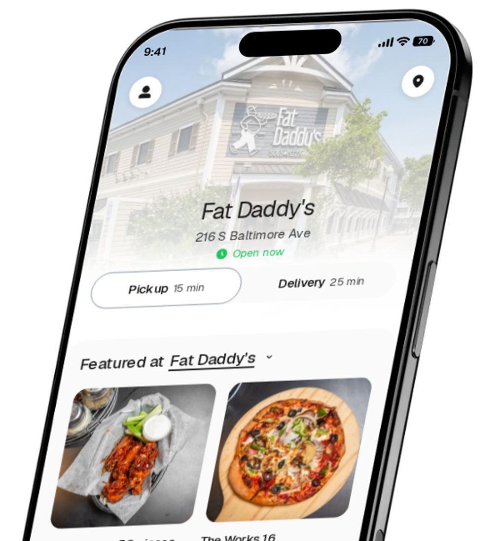 Fat Daddy's app preview