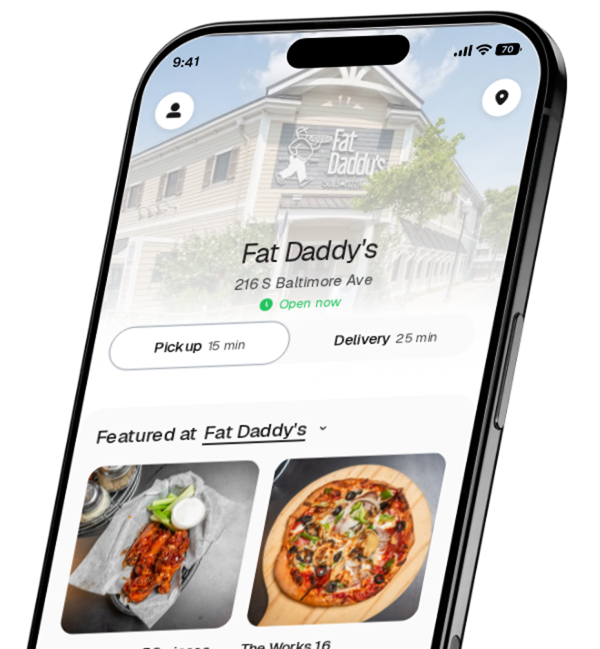 Fat Daddy's app preview